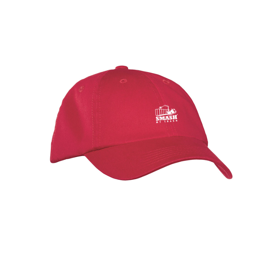 Garment Washed Cap - Red
