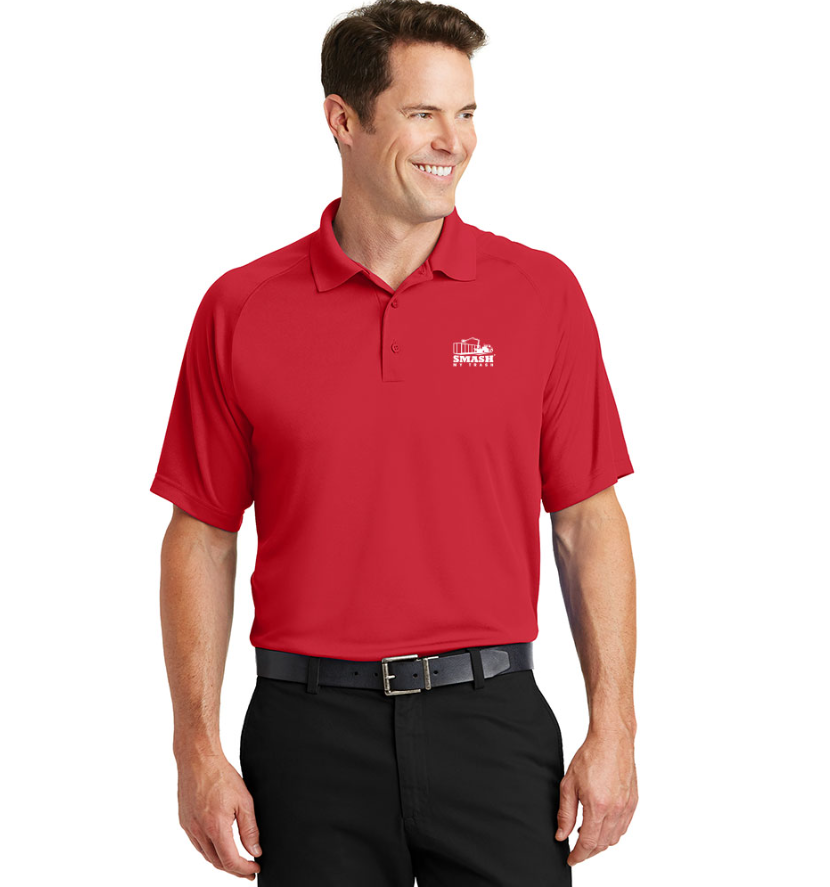 Men's Dry Zone Raglan Polo - Red